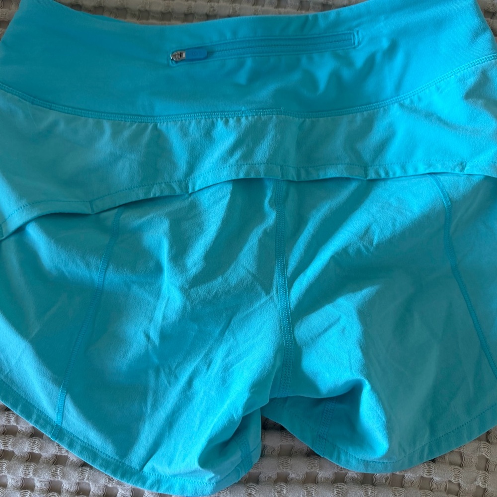 lululemon athletica turquoise athletic skort shorts - Picture 2 of 4